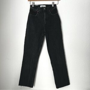 Abercrombie & Fitch The ‘90s Straight Ultra High Rise Jeans Curve Love 24 Short